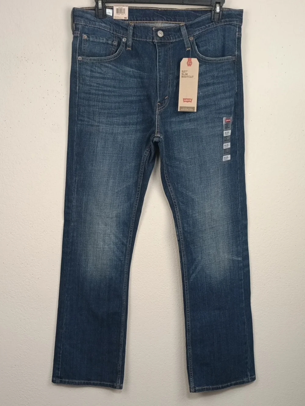 Levi's Men's 527 Slim 5 Pocket Bootcut Dark Wash Jeans Sz 36 × 32